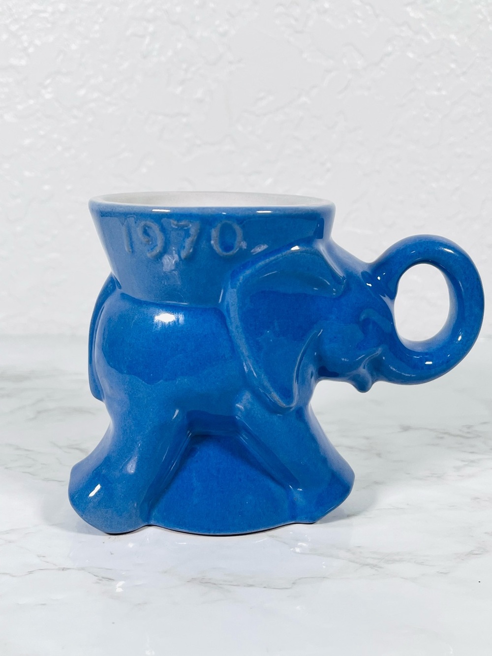 Vintage Frankoma Elephant Mug